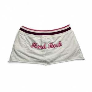 Hard Rock Vintage Y2K Early 2000s Mini Micro 100%Cotton Low Rise Skirt size M